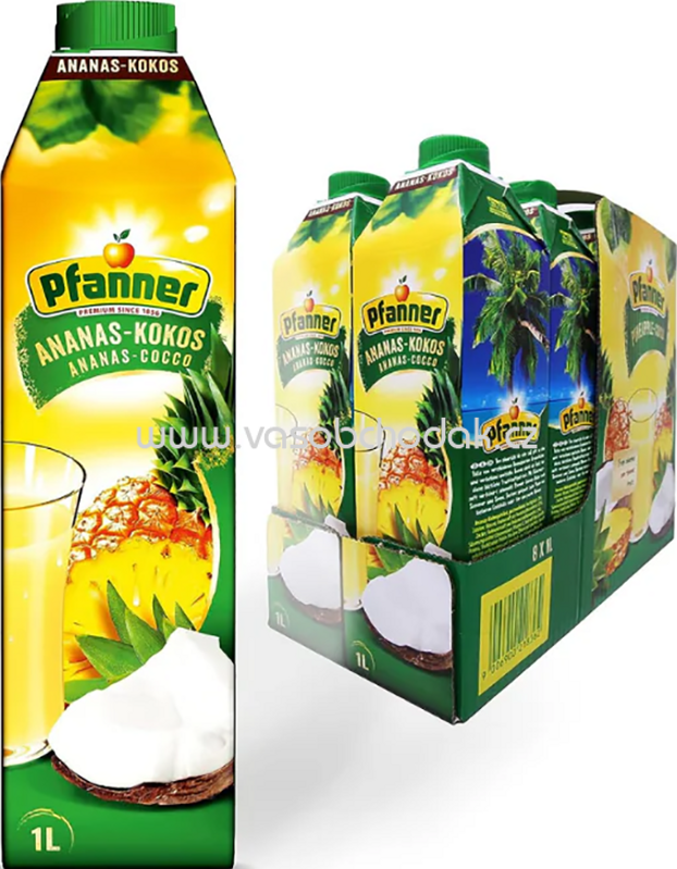 Pfanner Ananas-Kokos, 8x1l