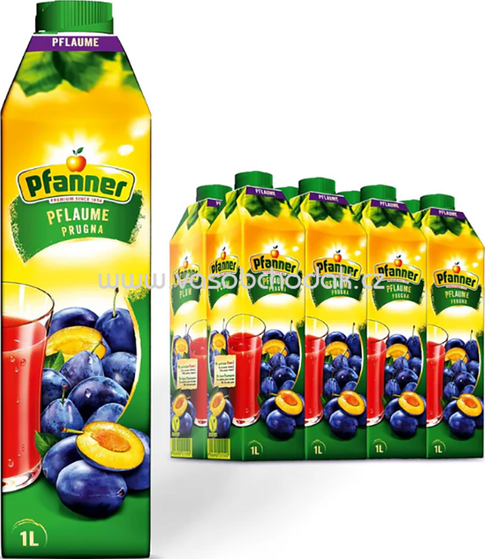 Pfanner Pflaume, 8x1l