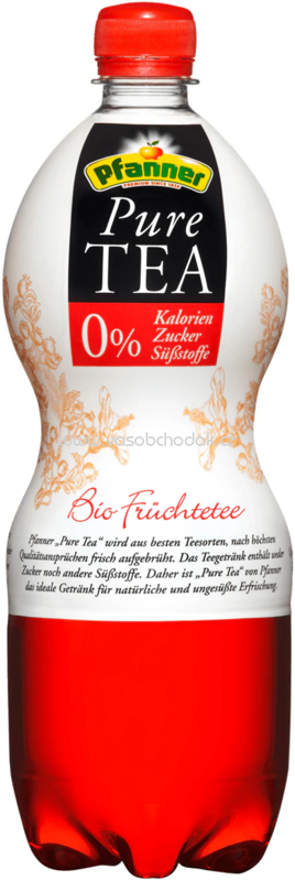 Pfanner Pure Tea Bio Früchtetee, 6x1l