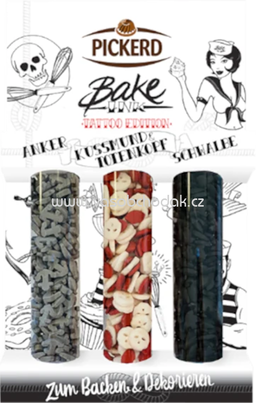 Pickerd Tattoo Edition - Bake Ink, 3 St Set, 66g