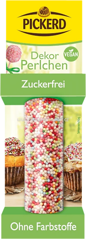 Pickerd Dekor Perlchen zuckerfreie, 33g