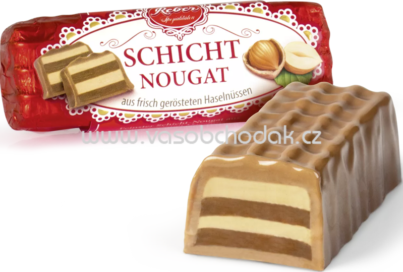 Reber Schicht Nougat, 49g