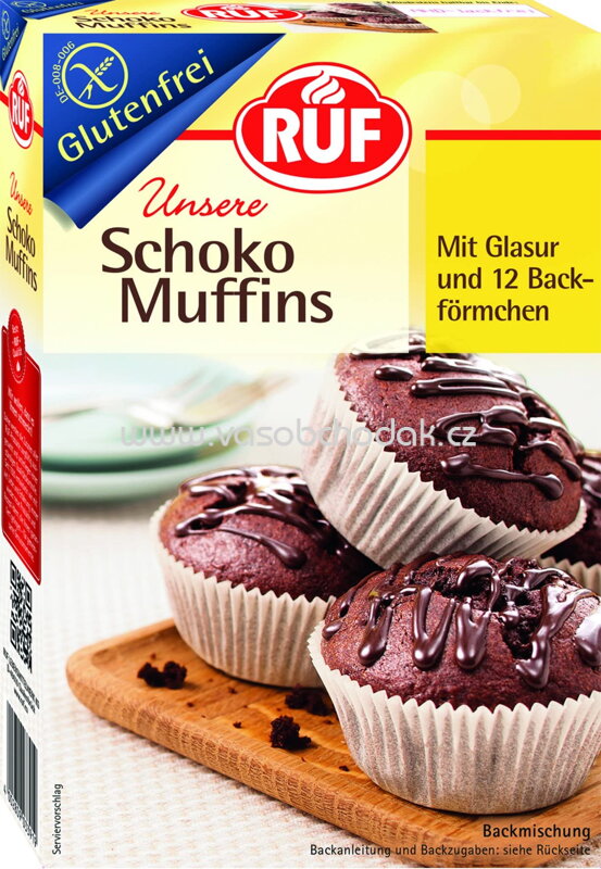 RUF Backmischung Schoko Muffins, glutenfrei, 350g