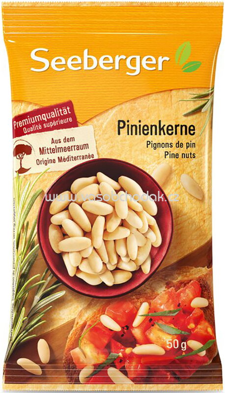 Seeberger Pinienkerne aus dem Mittelmeerraum, 50g