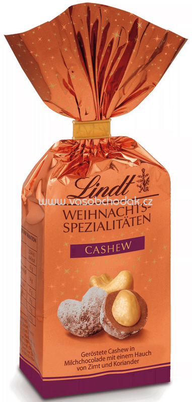 Lindt Weihnachts-Spezialitäten Cashew, 100g