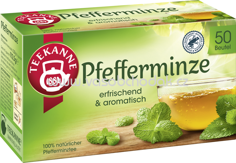 Teekanne Pfefferminze, 50 Beutel