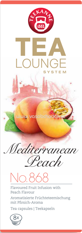 Teekanne Tealounge Mediterranean Peach No. 868, 8 St