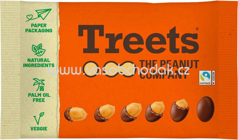 Treets The Peanut Company Peanuts, 185g