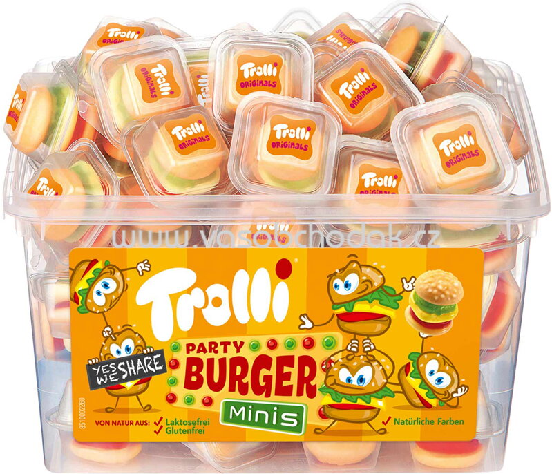 Trolli Mini Burger, Dose, 60x10g, 600g