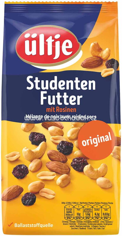 ültje Studentenfutter mit Rosinen Original, 1 kg