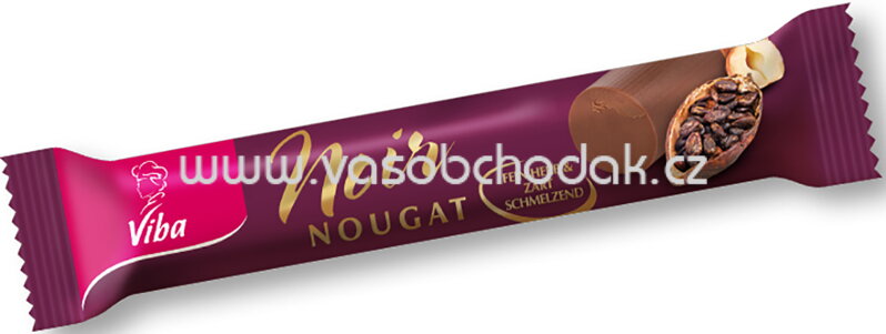 Viba Noir Nougat Stange, 40g