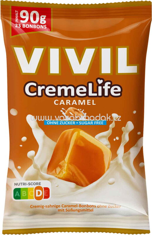 Vivil CremeLife Caramel ohne Zucker, 90g