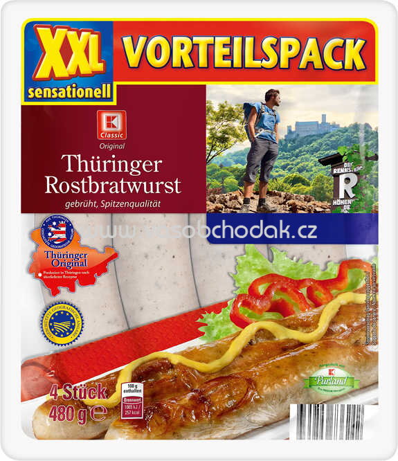 K-Classic Thüringer Rostbratwurst 4x120g