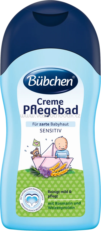 Bübchen Creme Pflegebad Sensitiv, 400 ml