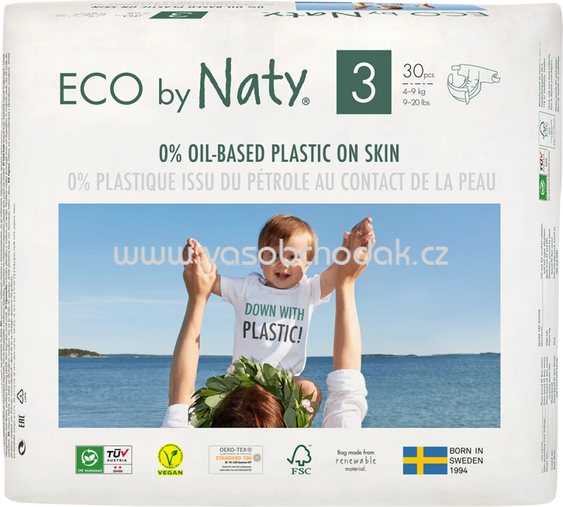 Naty Windeln Eco Gr. 3, 4-9 kg, 100 St