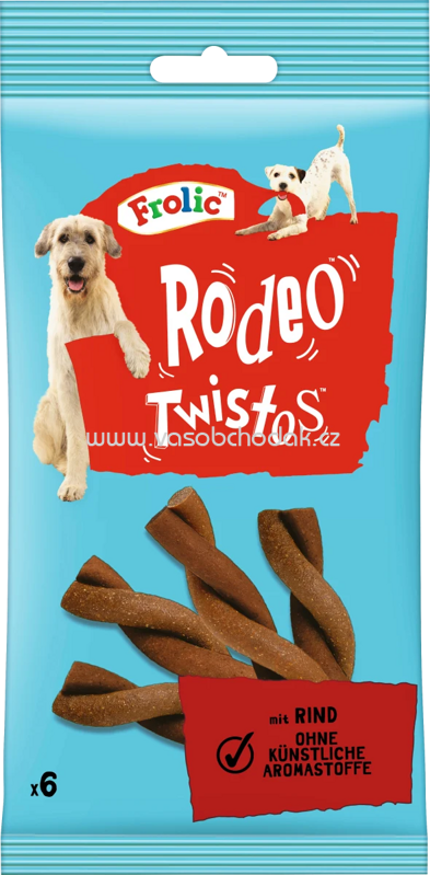 Frolic Rodeo Twistos mit Rind, 6 St