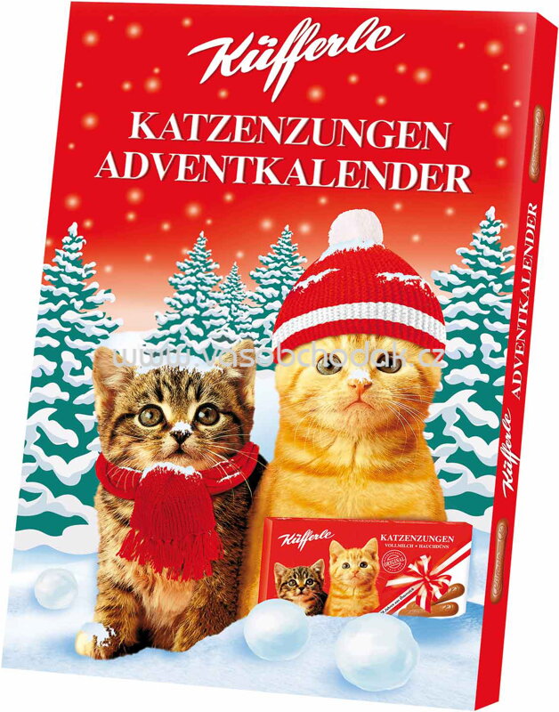 Küfferle Katzenzungen Adventskalender, 100g