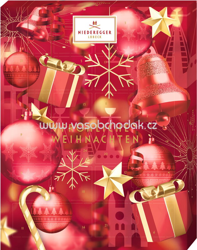 Niederegger Lübeck Adventskalender Glamour, 300g