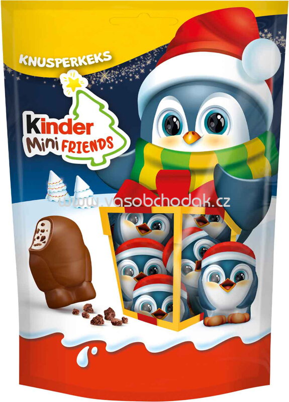 Kinder Mini Friends Knusperkeks, 18 St, 122g