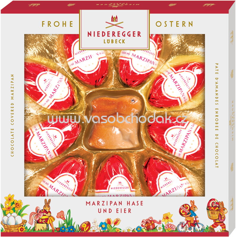 Niederegger Marzipan Hase und Eier, 175g