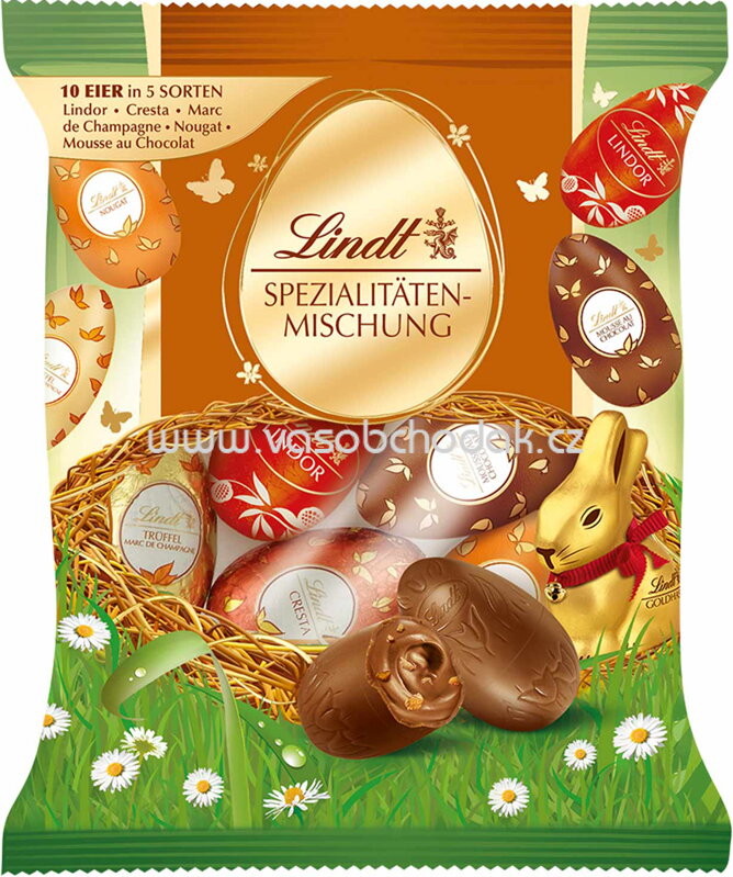 Lindt Spezialitäten-Eier Mischung, 180g