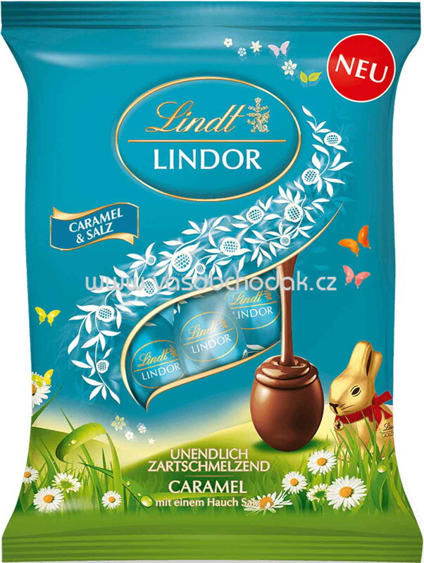 Lindt Lindor Caramel & Salz Eier, 90g