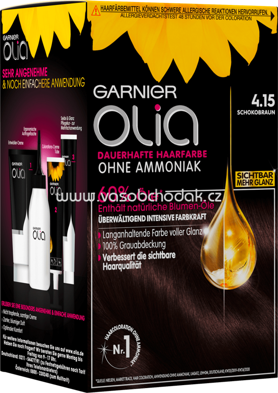 GARNIER Olia Haarfarbe Schokobraun 4.15, 1 St