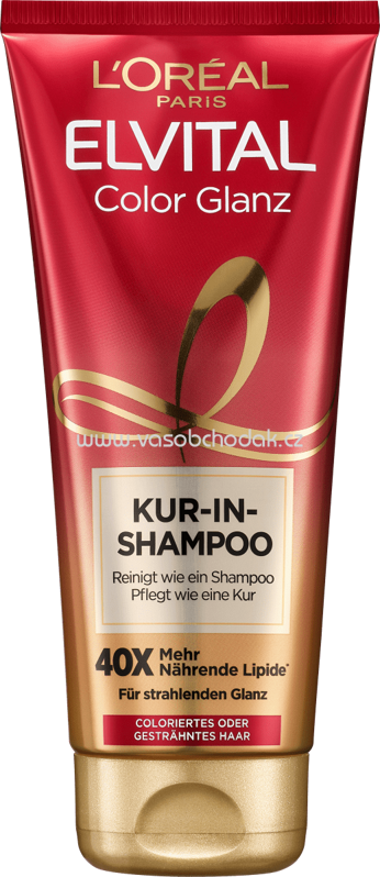 L'ORÉAL Paris Elvital Shampoo KUR-IN-SHAMPOO Color Glanz, 200 ml L'ORÉAL Paris Elvital Shampoo KUR-IN-SHAMPOO Color Glanz, 200 ml