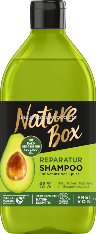 Nature Box Shampoo Avocado, 385 ml