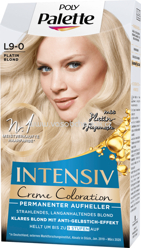 Poly Palette Intensiv Haarfarbe Aufheller Platin Blond L9-0, 1 St Poly Palette Intensiv Haarfarbe Aufheller Platin Blond L9-0, 1 St