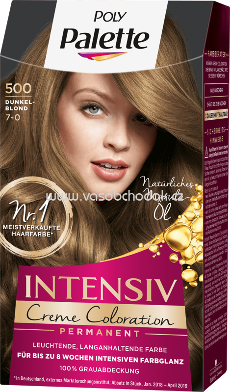 Poly Palette Intensiv Haarfarbe Dunkelblond 500, 1 St Poly Palette Intensiv Haarfarbe Dunkelblond 500, 1 St