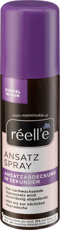 réell‘e Ansatzspray Dunkelbraun, 75 ml