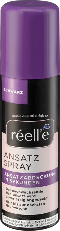 réell‘e Ansatzspray Schwarz, 75 ml