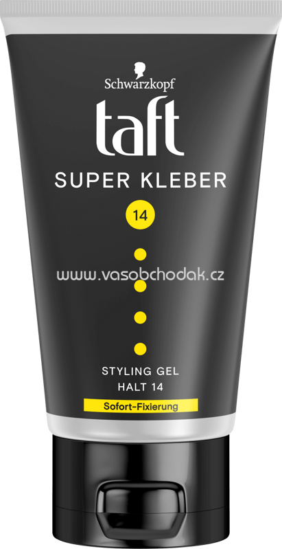 Schwarzkopf 3 Wetter taft Styling Gel SUPER KLEBER, Sofort-Fixierung, 150 ml