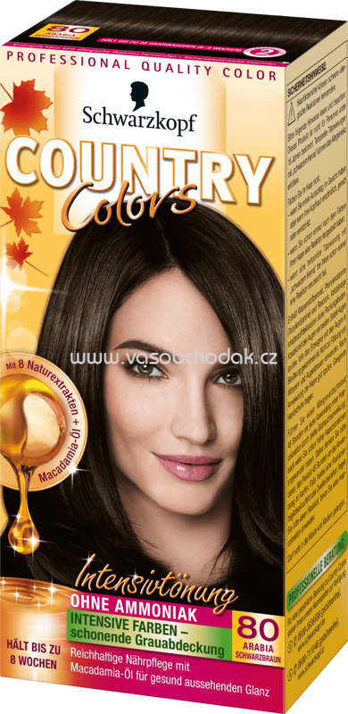 Schwarzkopf Country Colors Tönung Arabia Schwarzbraun 80, 1 St