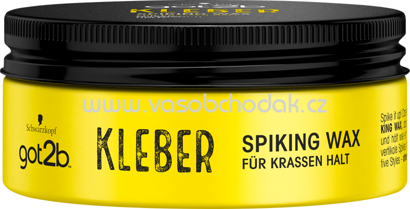 Schwarzkopf got2b Styling Haarwax Spiking Kleber, 75 ml Schwarzkopf got2b Styling Haarwax Spiking Kleber, 75 ml