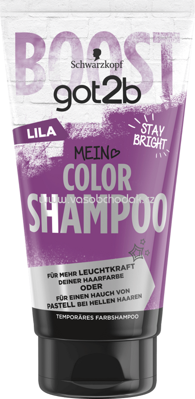 Schwarzkopf got2b Shampoo Color Booster Lila, 150 ml Schwarzkopf got2b Shampoo Color Booster Lila, 150 ml